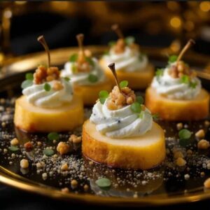 Bocaditos de Queso Azul y Pera - 12 piezas