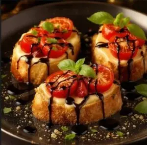 Bruschettas de Tomate Confitado y Ricotta - 3 piezas