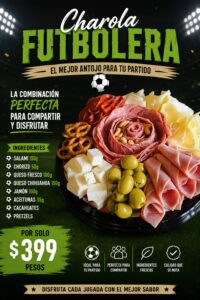 Tabla Futbolera (5 Personas)